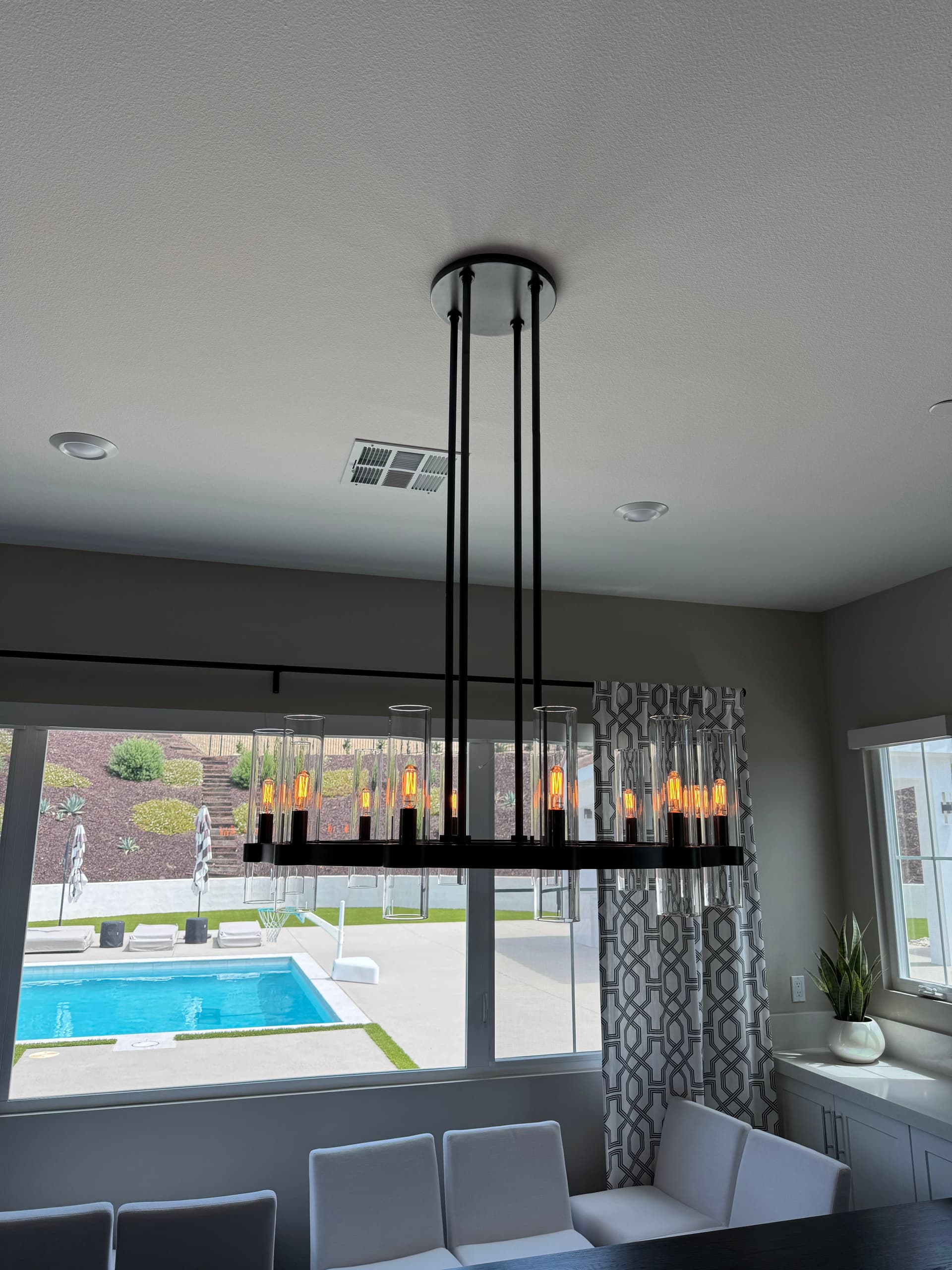 Chandelier Install in Rancho Santa Fe Done Right image