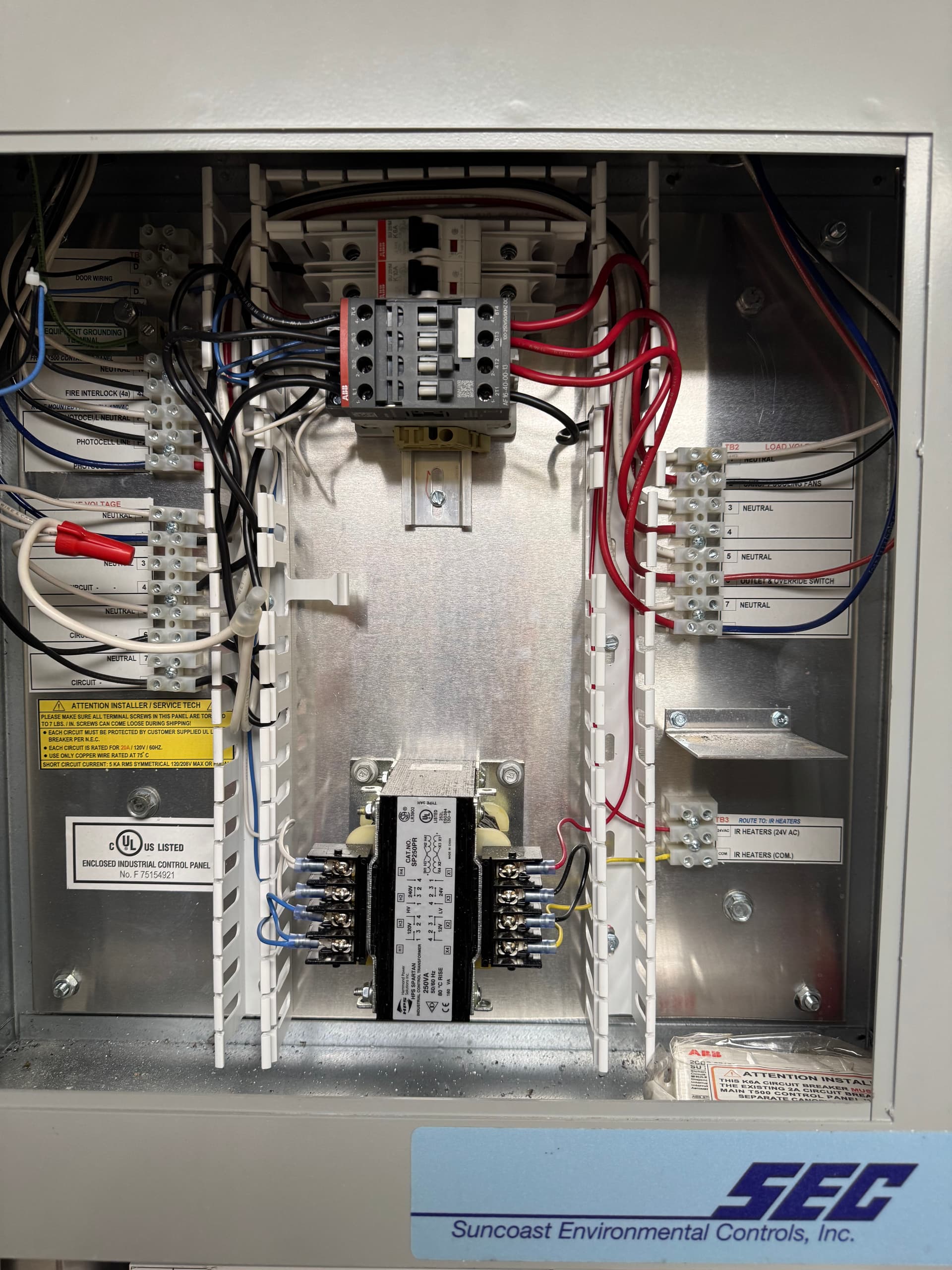 Inside a Clean Control Panel Build for Fan Motor Control image