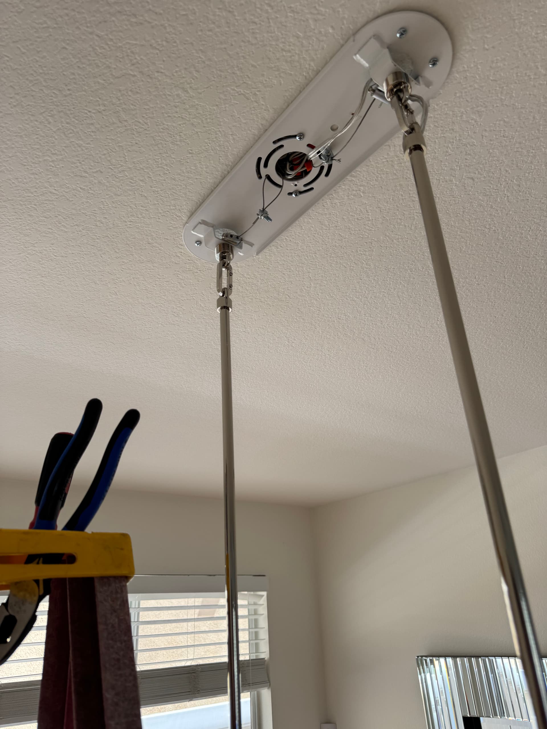 Gallery photos for Restoration Hardware Chandelier Install Done Right in Mira Mesa: Image #3