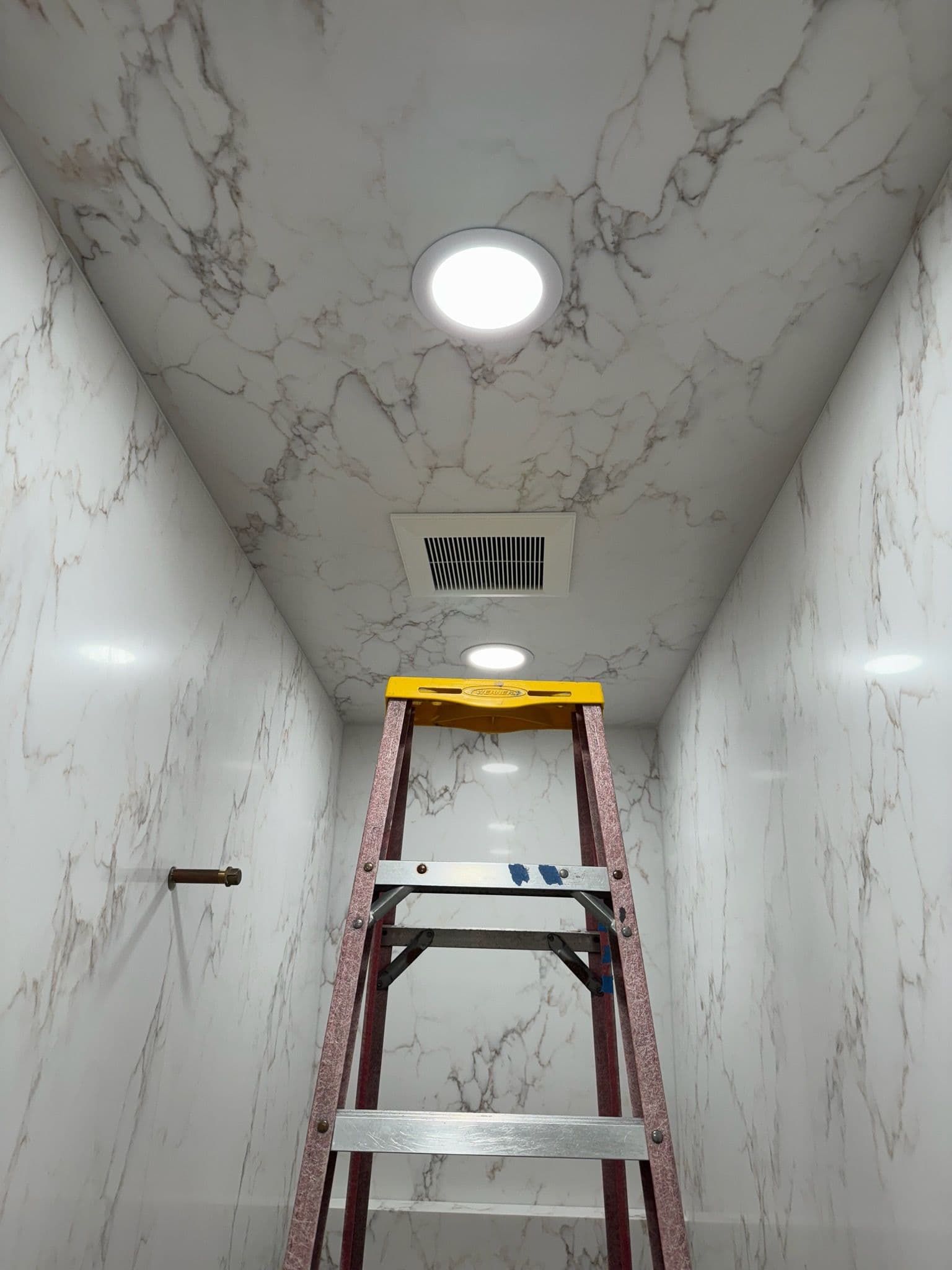 Bathroom Revamp with Recessed Lighting and Smart Controls image