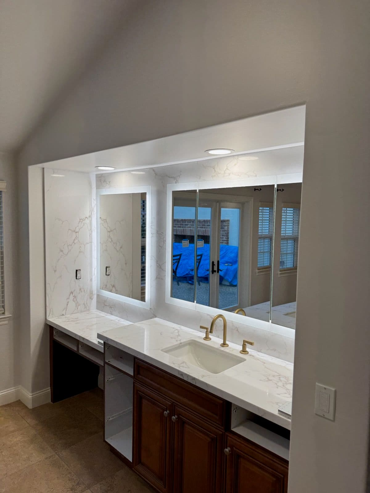 Gallery photos for Bathroom Revamp with Recessed Lighting and Smart Controls: Image #1